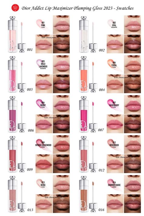 dior lip maximizer lippenstift|dior lip gloss color chart.